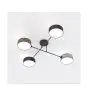 Emibig Plafondlamp Maga Staal Zwart | Geschikt voor 4x E14 - Max 10W