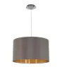 Eglo Pendelarmatuur Maserlo Staal Satijn Nikkel | Geschikt voor E27